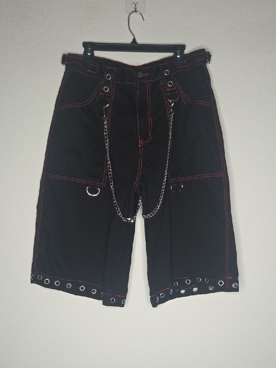 Dolls Kill Pants - Widow By DollsKill Goth Grunge Rave Metal Shorts Size 34
